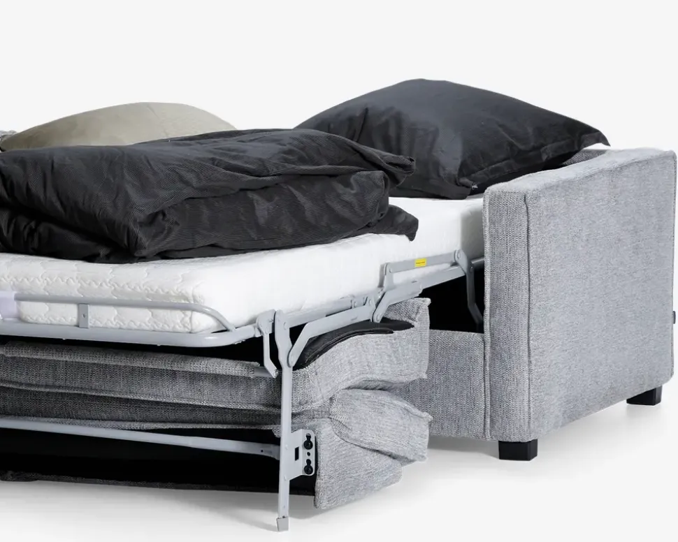 Sovesofa dobbelt med metaludtræk