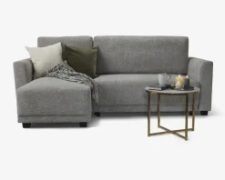Sovesofa m/Chaiselong Beige
