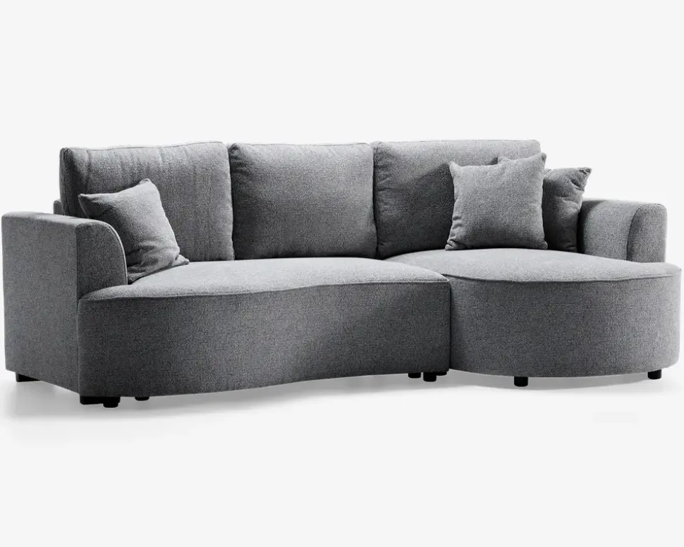 Sovesofa med chaiselong højrevendt
