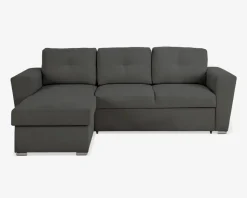 Sovesofa m/posefjedre grå