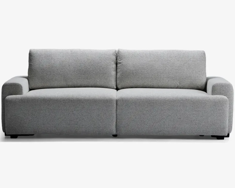 Sovesofa 3 pers. grå møbelstof