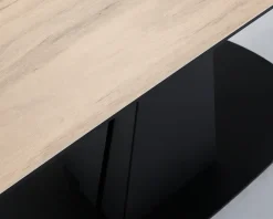 Spisebord i glas/keramik med udtræk