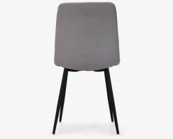 Spisebordsstol i beige møbelstof