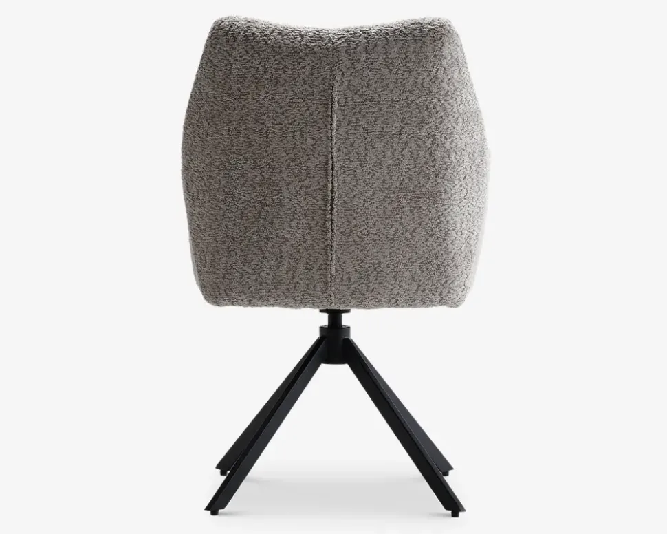 Spisebordsstol med armlæn beige