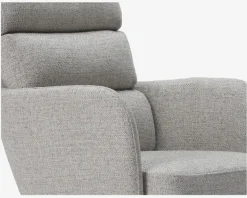 Spisebordsstol med armlæn beige