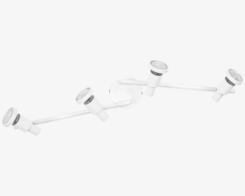Spot 4xGU10 hvid L.68,4 cm
