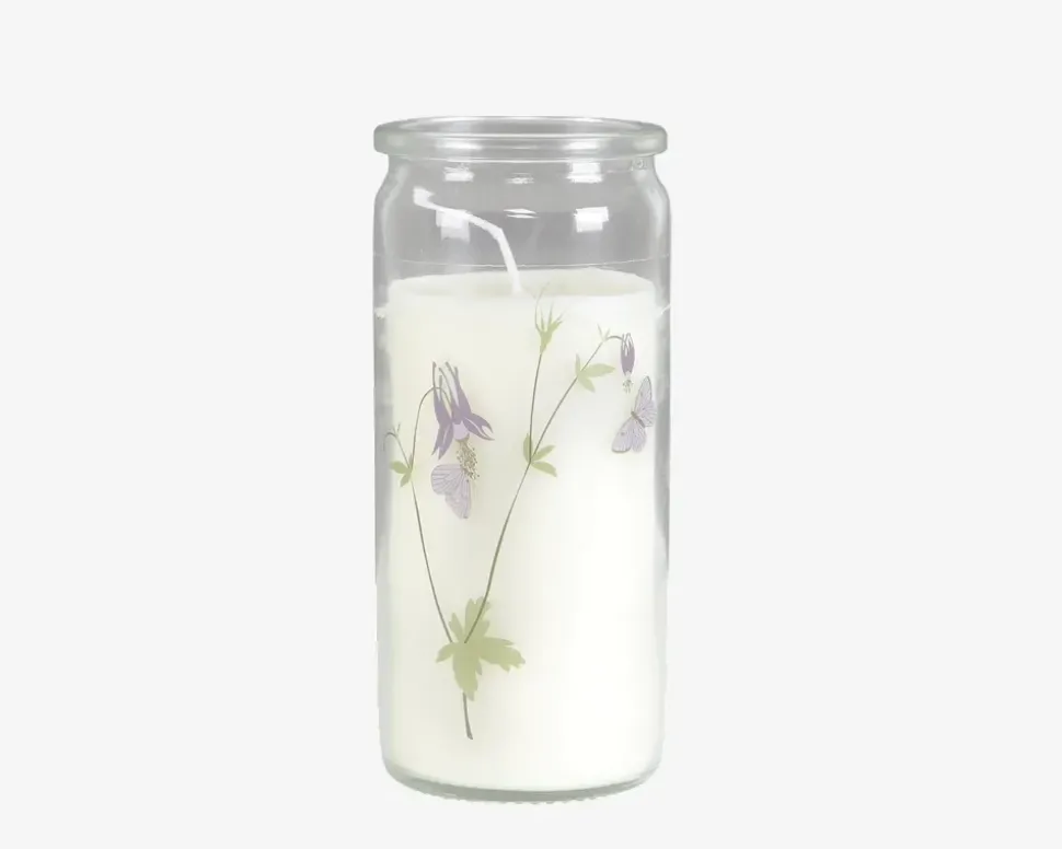 Stearinlys i glas