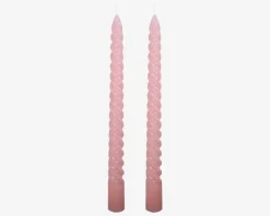 Stearinlys Snoet Rosa