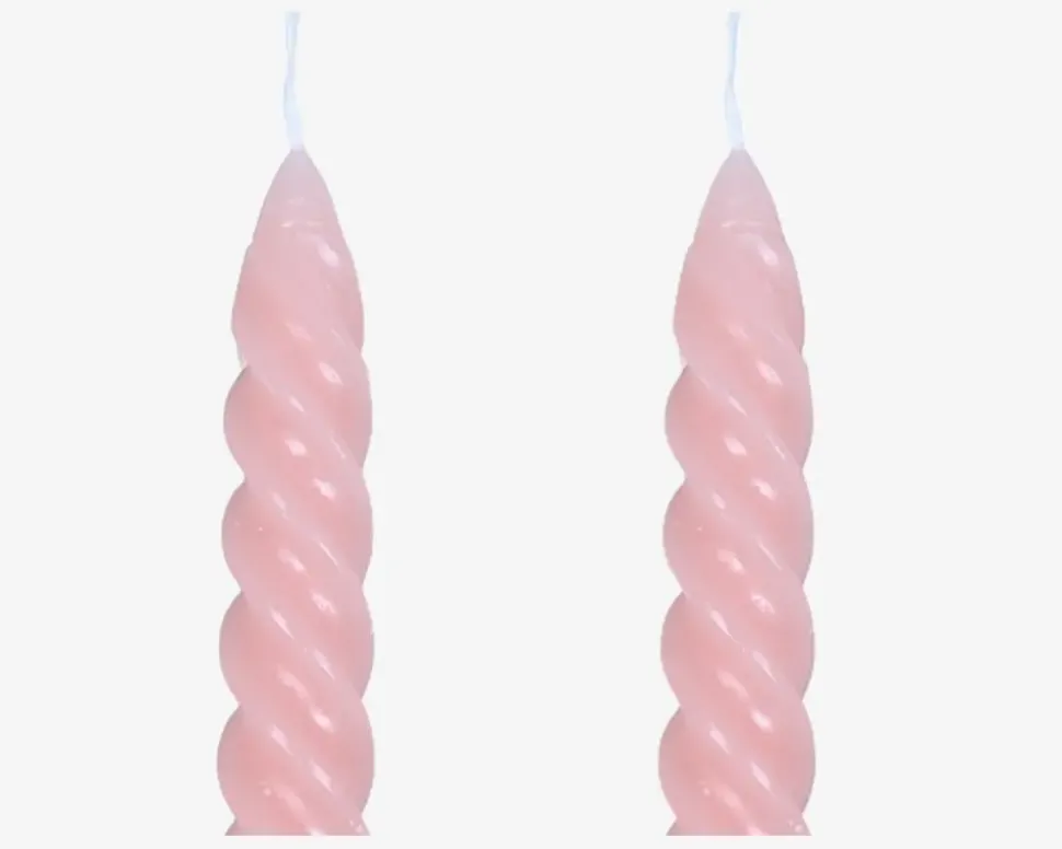 Stearinlys Snoet Rosa