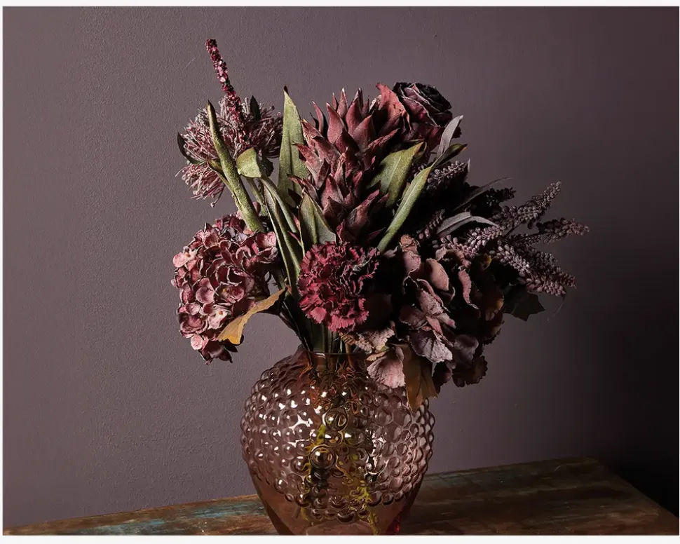 Stilk Ambrosia Grøn/Rød H.50cm