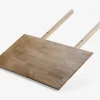 Tillægsplade massiv eg B.90 x L.45 cm