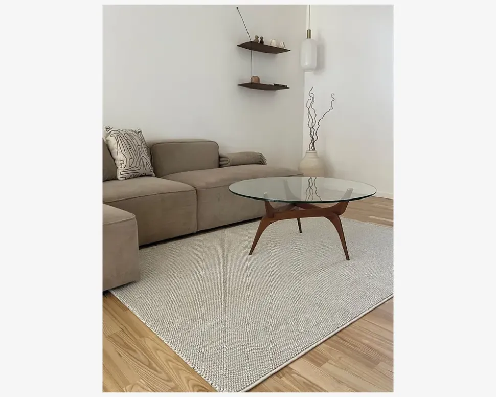 Tæppe Loom Creme 160 x 230 cm Value