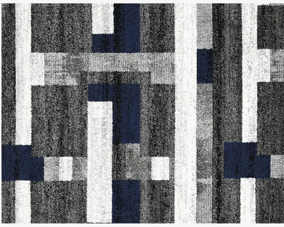 Tæppe Luna Blå 133x195 cm