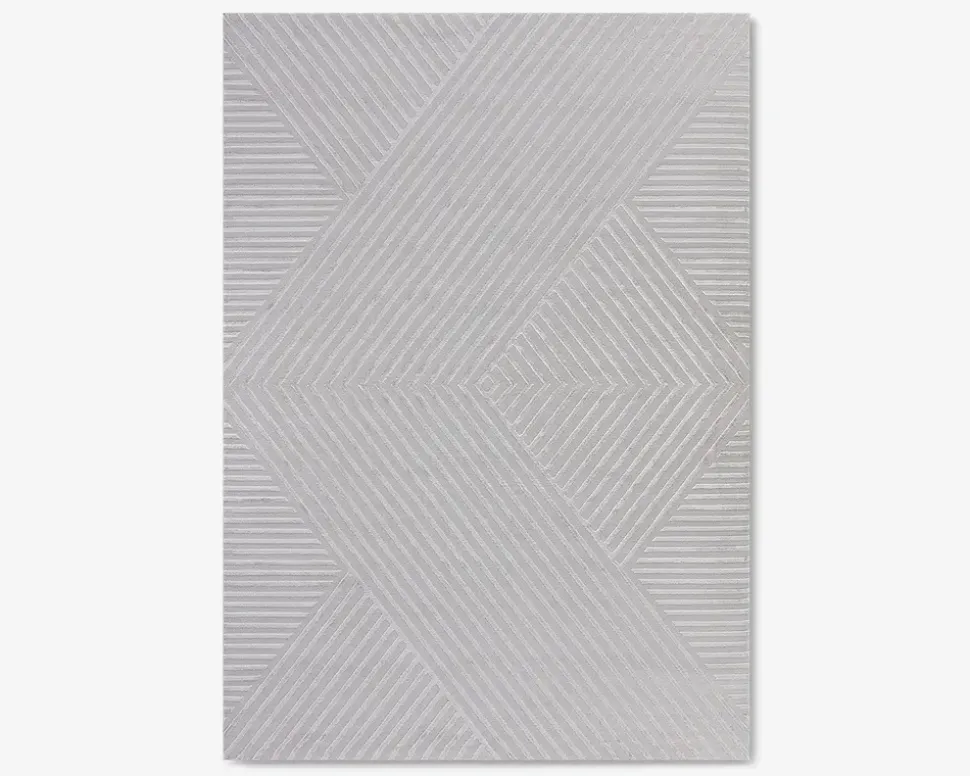 Tæppe Sahara sølvfarvet 140 x 200 cm