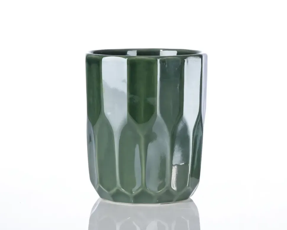 Urtepotteskjuler Orkide grøn H.14,5 cm