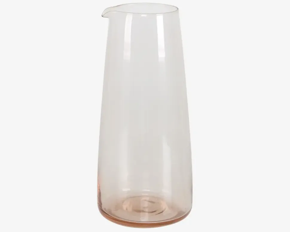 Vandkaraffel Glas Rosa 1,1L