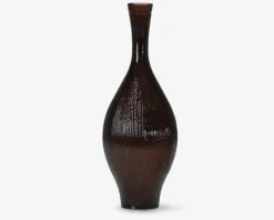 Vase brun H. 40 cm
