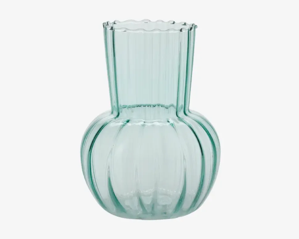 Vase Med Riller Mint