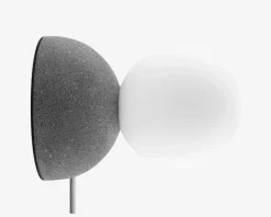 Væg/Bordlampe Moon Grå Ø.10 cm
