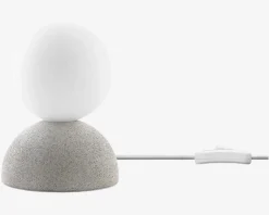 Væg/Bordlampe Moon Hvid Ø.10 cm