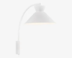 Væglampe Dial H.40 cm Hvid