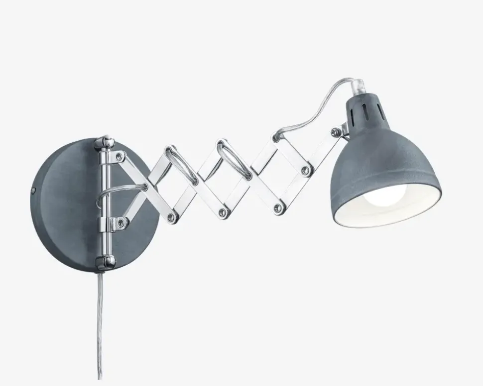 Væglampe Scissor Grå Ø.15 cm