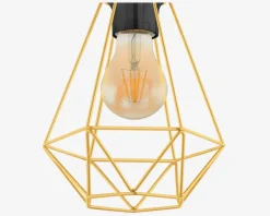 Væglampe Tarbes Guld H.35cm