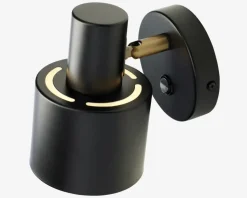Væglampe Vouge sort H.16 cm