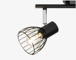 Vægspot Blacky Sort E14 x 2
