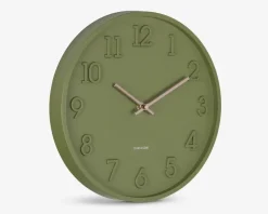Vægur Calma grøn Ø.30 cm