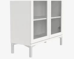 Vitrine Roma i hvid
