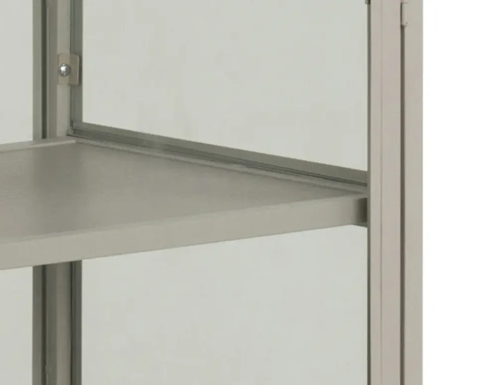 Vitrine Seaford H. 185,6 cm. grå