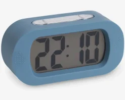 Vækkeur silikone blå H.7 cm