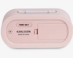 Vækkeur silikone pink H.7 cm